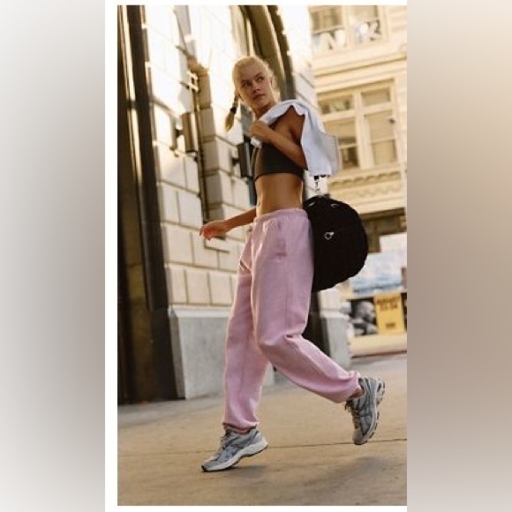 FP Movement For the Win Joggers in Candy Pink Heather